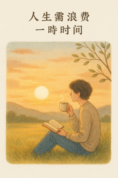 《人生需要浪费一点时间》